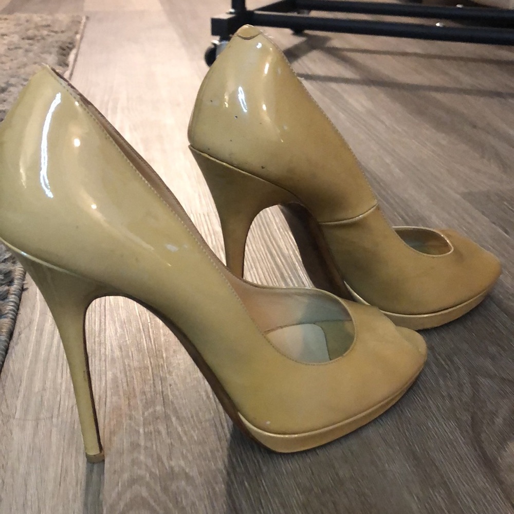 Jimmy Choo Peep Toe Patent Leather Heels Size 40 - Picture 9 of 16